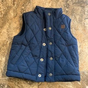 Blue puffer vest Janie and Jack